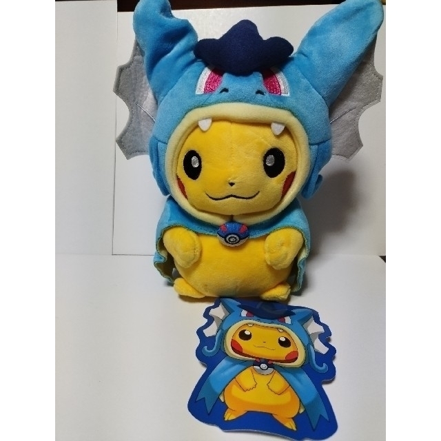 ポケモンセンター　ぬいぐるみ　ギャラドスごっこ　ピカチュウ　タグつき | フリマアプリ ラクマ