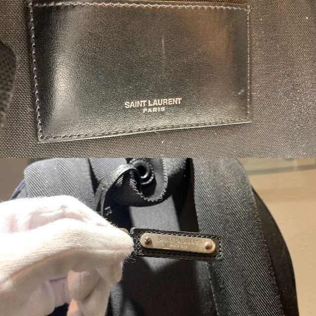 Saint Laurent(サンローラン)のサンローラン　シティ　レザー　リュック　黒　534967 メンズのバッグ(バッグパック/リュック)の商品写真