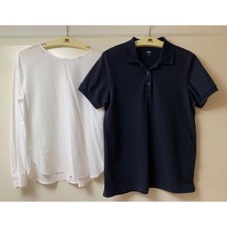 ユニクロ(UNIQLO)のユニクロ　ポロシャツ&ブラウス(シャツ/ブラウス(半袖/袖なし))