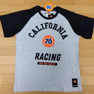 セブンティーシックスルブリカンツ(76 Lubricants)のL　ユニオン76　新品　半袖Tシャツ　灰×黒(Tシャツ/カットソー(半袖/袖なし))