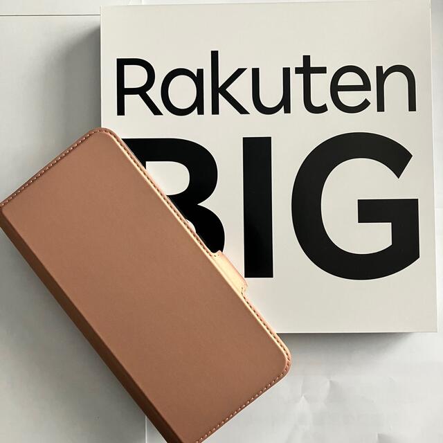 Rakuten(ラクテン)の楽天BIG 128GB 本体　箱　付属品　手帳型ケース付き スマホ/家電/カメラのスマートフォン/携帯電話(スマートフォン本体)の商品写真