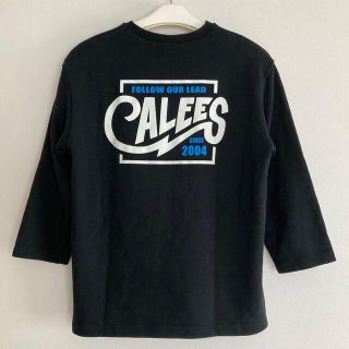 キャリー(CALEE)の定価13200円！ 完売！Calee 7分袖スウェット ロンTシャツ 黒 L(Tシャツ/カットソー(七分/長袖))