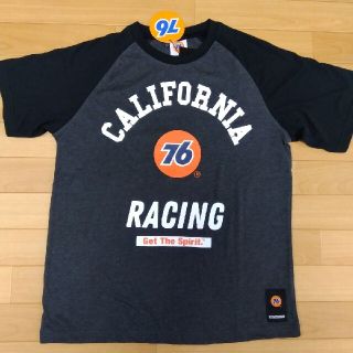 セブンティーシックスルブリカンツ(76 Lubricants)のL　ユニオン76　新品　半袖Tシャツ　濃グレー×白(Tシャツ/カットソー(半袖/袖なし))