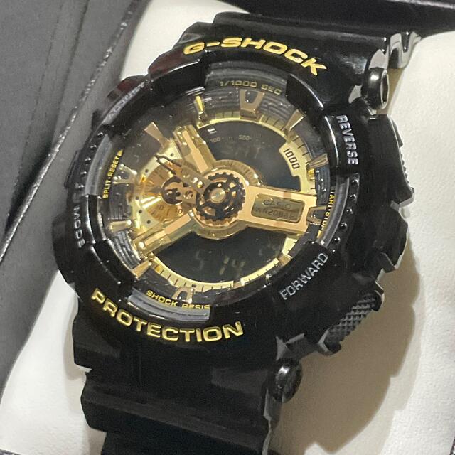 G-SHOCK(ジーショック)の⭐︎葵⭐︎様専用 CASIO G-SHOCK GA-110 ゴールドブラック艶  メンズの時計(腕時計(デジタル))の商品写真