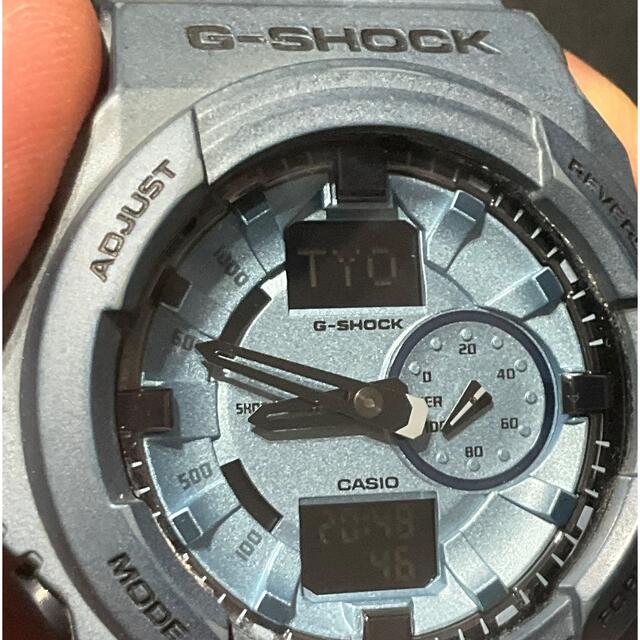 G-SHOCK(ジーショック)のCASIO G-SHOCK GA-150A ブルー 中古稼働品 メンズの時計(腕時計(デジタル))の商品写真
