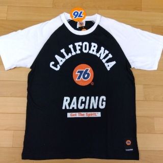 セブンティーシックスルブリカンツ(76 Lubricants)のL　ユニオン76　新品　半袖Tシャツ　黒×白(Tシャツ/カットソー(半袖/袖なし))