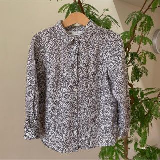 ザラキッズ(ZARA KIDS)のZARA ザラ キッズレオパード柄ブラウス　6才　116cm(ブラウス)