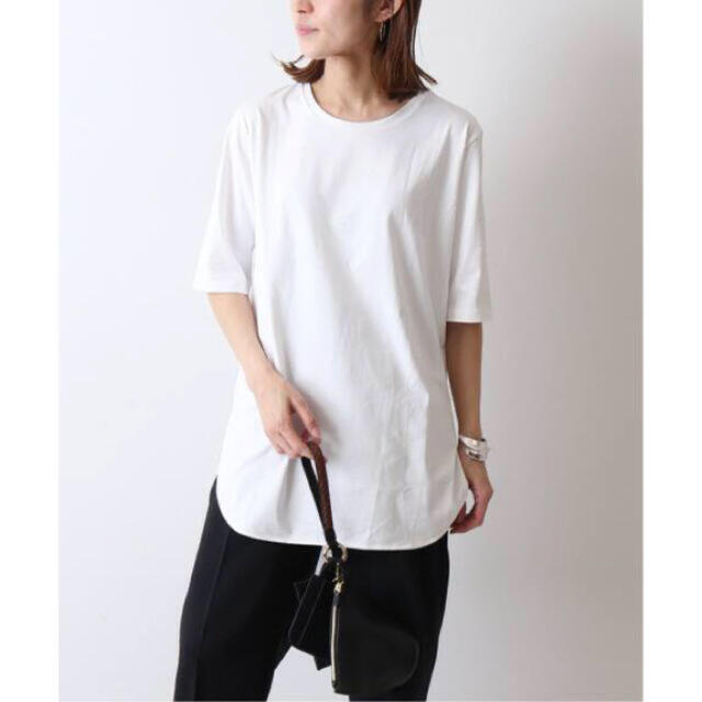 ATON - 新品タグ付き⭐️【ATON】SUVIN COTTONラウンドヘムTシャツの