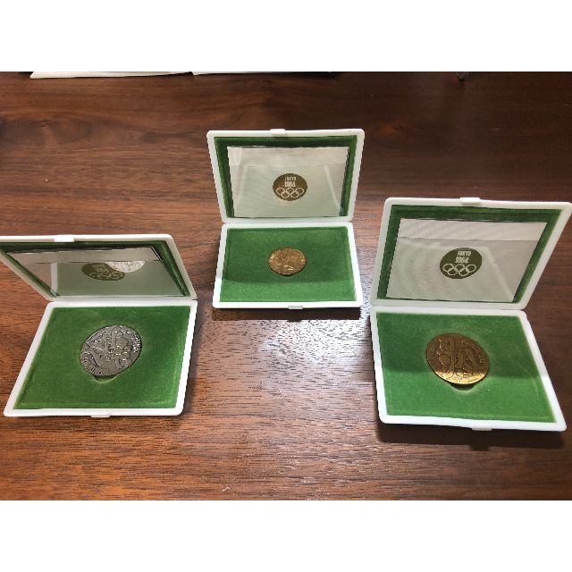 東京オリンピック　1964年記念メダル　金銀銅セット エンタメ/ホビーの美術品/アンティーク(貨幣)の商品写真