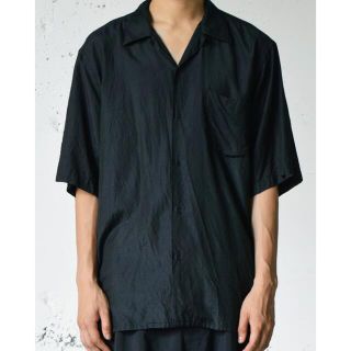 comoli 22ss ウールシルク 半袖オープンカラーシャツ サイズ2の通販 by