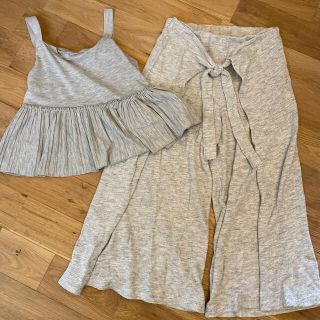 ザラキッズ(ZARA KIDS)の値下げ‼️ZARA kids キャミ&ラップスカート風ガウチョパンツ(パンツ/スパッツ)