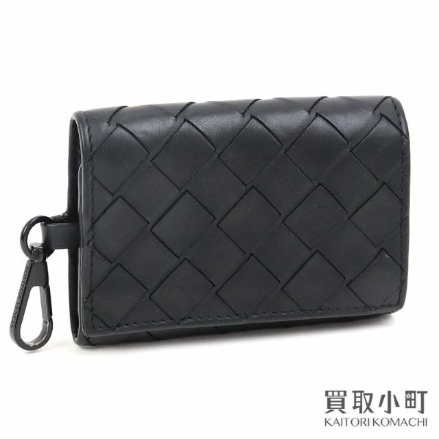 Bottega Veneta(ボッテガヴェネタ)のボッテガヴェネタ【BOTTEGA VENETA】イントレチャート キーケース メンズのファッション小物(キーケース)の商品写真