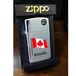 ZIPPO - ZIPPO FLAG OF CANADA SLIM カナダ国旗 2000年製