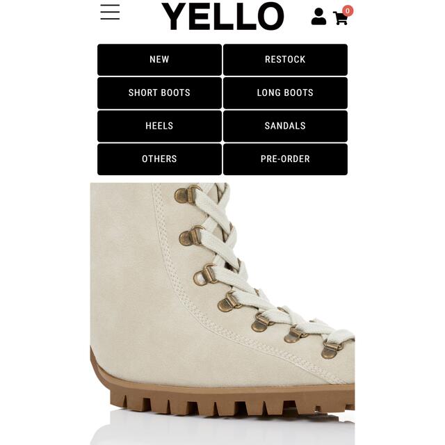 YELLO/Y2K SHORT BOOTS cutacut.com