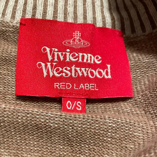 Vivienne Westwood(ヴィヴィアンウエストウッド)の【Vivienne Westwood】バイカラーカーディガン レディースのトップス(カーディガン)の商品写真