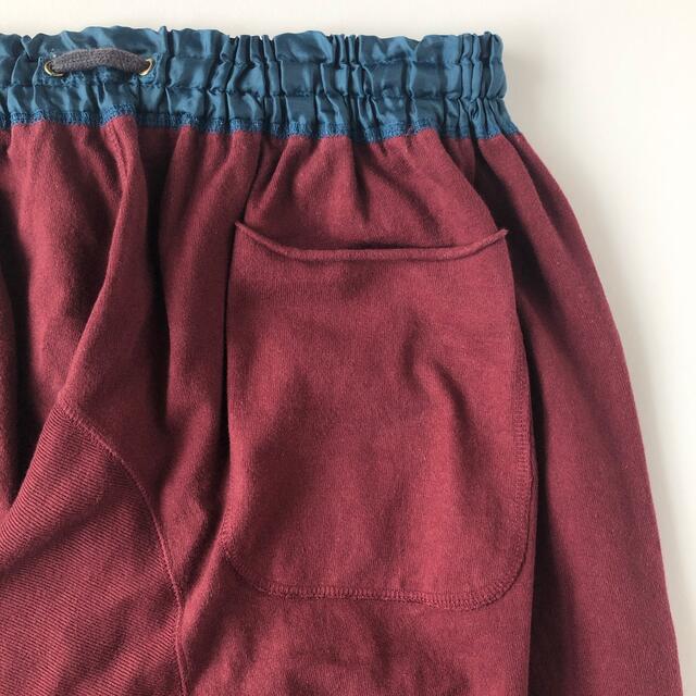 希少 kolor カラー サルエルスウェットパンツ クロップドパンツ