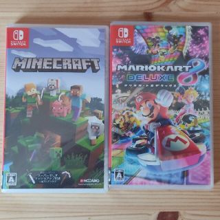 ニンテンドースイッチ(Nintendo Switch)の新品未開封  マリオカート8 デラックス  マインクラフト(家庭用ゲームソフト)