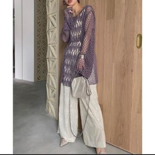 MEDI LAMP EMBROIDERY PANTS Ameri vintageの通販 by もにょ's shop