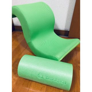 ☆美品☆ ゆらころん リリースポール セット　エクササイズマシン　腹筋マシン(トレーニング用品)