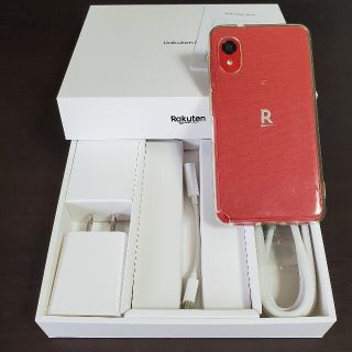 ラクテン(Rakuten)のRakuten Mini C330 RED 楽天ミニ(スマートフォン本体)