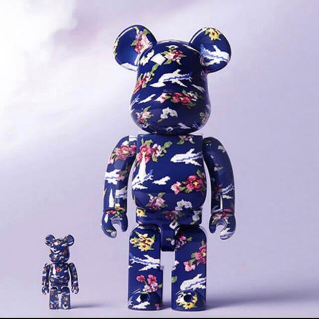 MEDICOM TOY(メディコムトイ)のFEILER × BE＠RBRICK for ANA 100%&400% ハンドメイドのおもちゃ(フィギュア)の商品写真