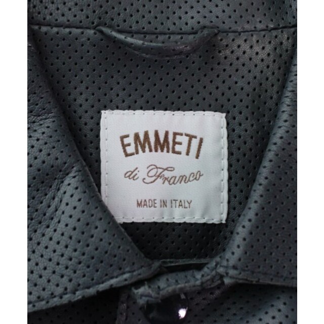 EMMETI エンメティ カジュアルシャツ 46(M位) 黒系