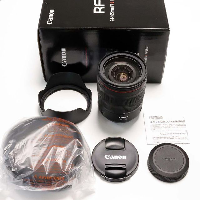 Canon(キヤノン)の【値下・保証有】RF 24-105mm F4L IS USM スマホ/家電/カメラのカメラ(レンズ(ズーム))の商品写真