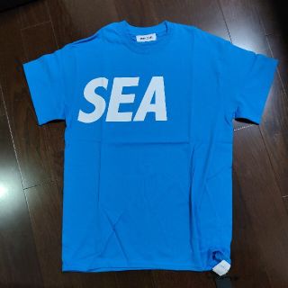 ウィンダンシー(WIND AND SEA)の新品 Mサイズ WIND AND SEA ウィンダンシー Tシャツ ライトブルー(Tシャツ/カットソー(半袖/袖なし))