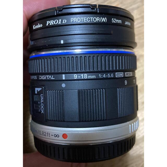 クーポンで半額☆2280円! オリンパスレンズ 9-18mm プロテクター付