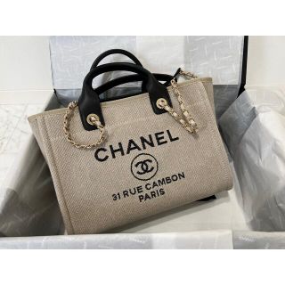 シャネル ドーヴィル トートバッグ(レディース)(ベージュ系)の通販
