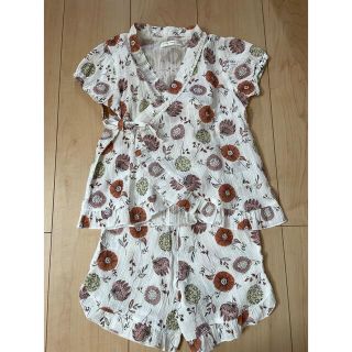 キムラタン(キムラタン)の甚平　女の子用(新品・未使用)⭐6/24︎値下げしました⭐︎(甚平/浴衣)