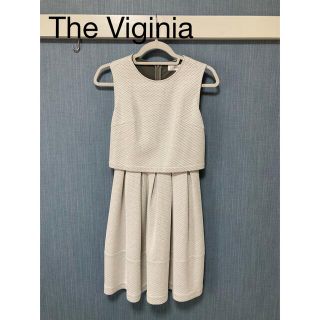 ザヴァージニア(The Virgnia)のThe Virginia 膝下ワンピース　白　ワンピース(ひざ丈ワンピース)