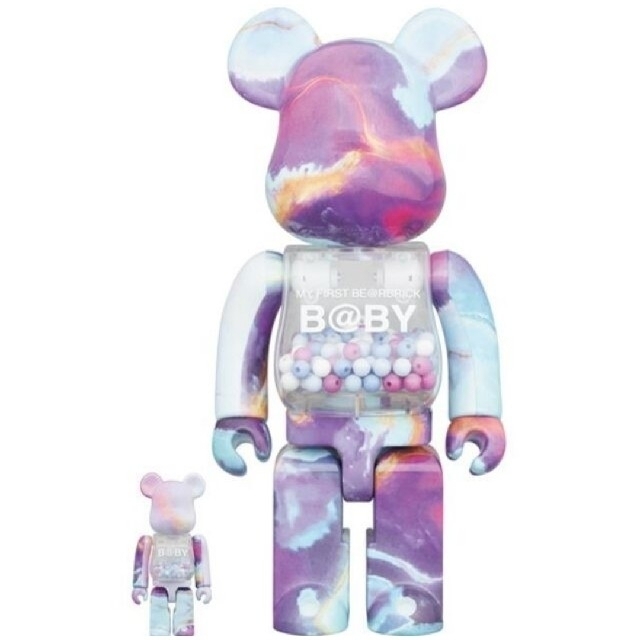 その他MY FIRST BE@RBRICK B@BY MARBLE 100% 400%