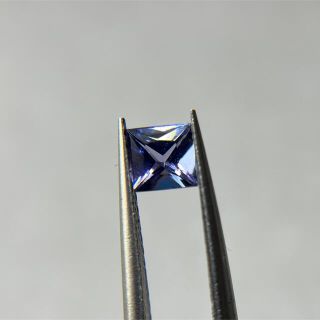 タンザナイト 0.44ct プリンセスカット(その他)