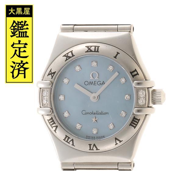 オメガ コンステレーション マイチョイスミニ 1561-51 クオーツステンレス腕時計 レディース
