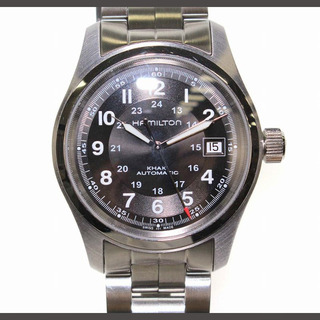 Hamilton - ハミルトン カーキフィールドオート 腕時計 自動巻き 黒 H704450