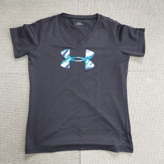 アンダーアーマー(UNDER ARMOUR)のUNDER ARMOUR アンダーアーマー　Tシャツ　速乾シャツ　黒　ブラック(ウェア)