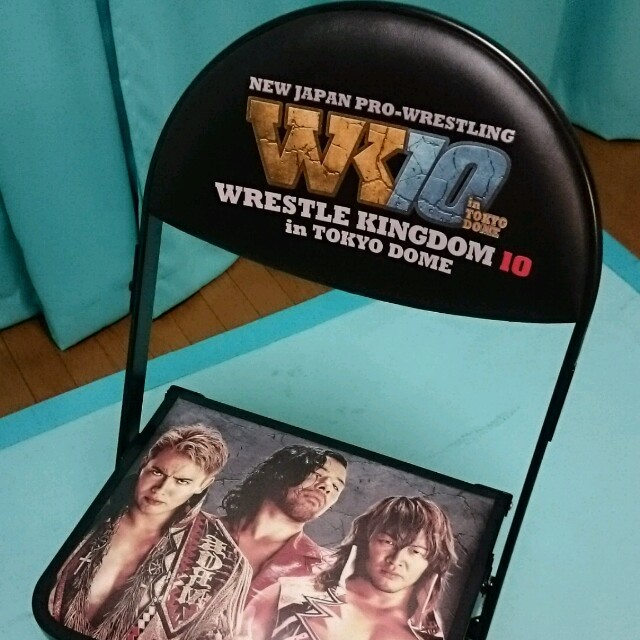 新日本プロレス 1.4東京ドーム パイプ椅子-