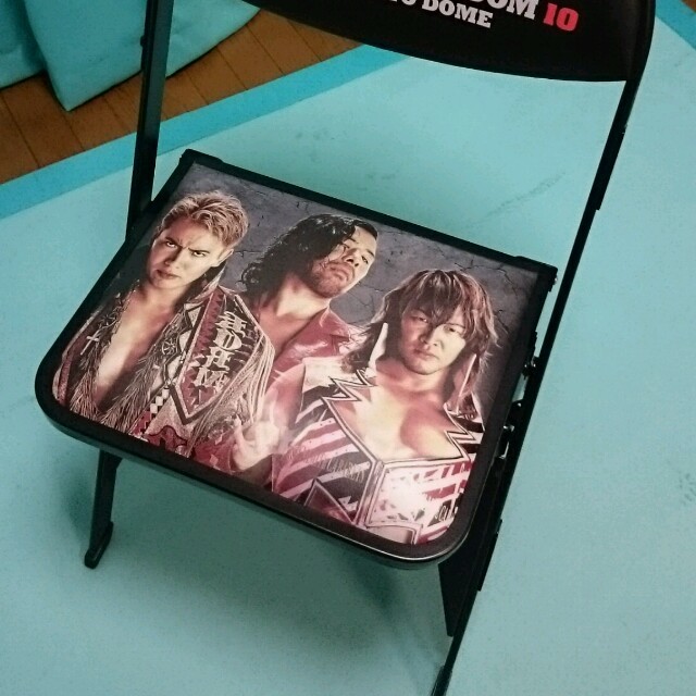 新日本プロレス 1.4東京ドーム パイプ椅子-