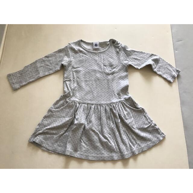 PETIT BATEAU(プチバトー)のプチバトー　ワンピース　24m86cm キッズ/ベビー/マタニティのキッズ服女の子用(90cm~)(ワンピース)の商品写真