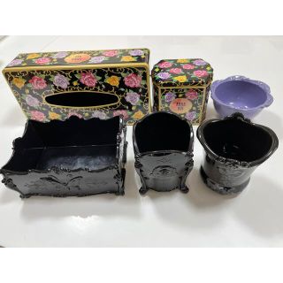 アナスイ(ANNA SUI)のアナスイセット/ティッシュケース/ブラシスタンド/トレイ/小物入/おまけ付(ティッシュボックス)