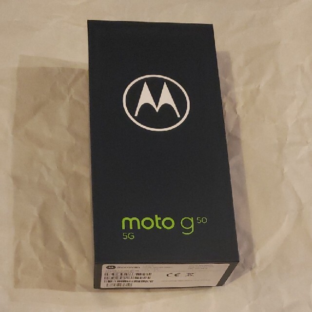 【新品】moto g50 5G simフリー 一括購入品