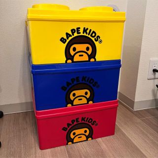 アベイシングエイプ(A BATHING APE)の【BAPE】BABYMILO STORAGE BOX 3色セット(ケース/ボックス)