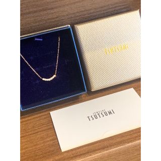 ジュエリーツツミ(JEWELRY TSUTSUMI)の保証書付！美品♡早い者勝ち！バータイプダイヤモンドネックレス(ネックレス)