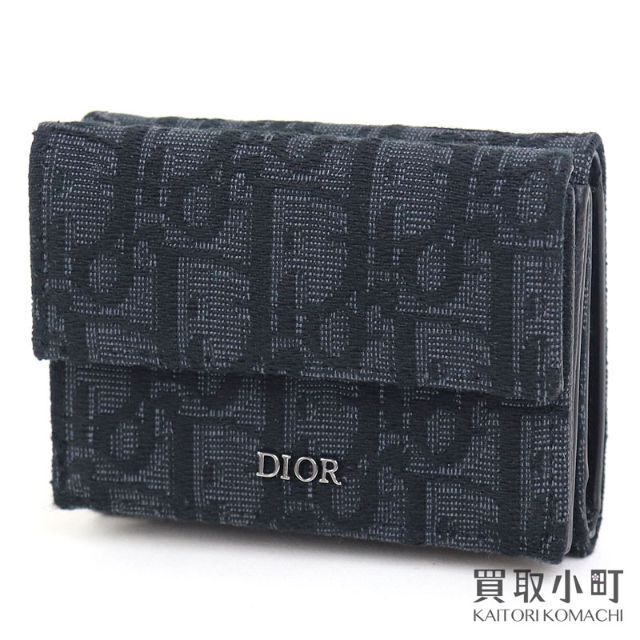 ディオール【DIOR】ディオールオブリーク ミニウォレットSランク総合