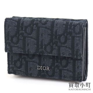 ディオール(Dior)のディオール【DIOR】ディオールオブリーク ミニウォレット(折り財布)