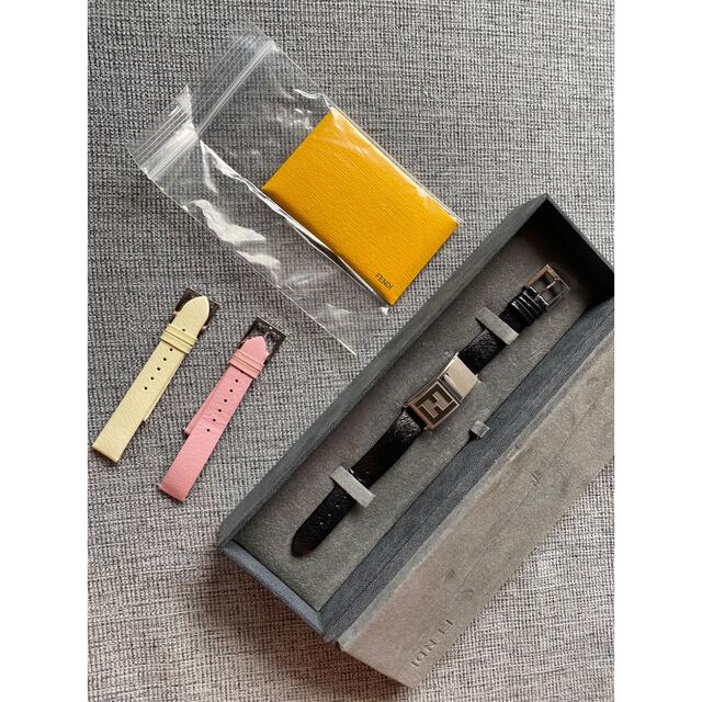FENDI美品腕時計スライド式カバークォーツ♡替えベルト2種類付き