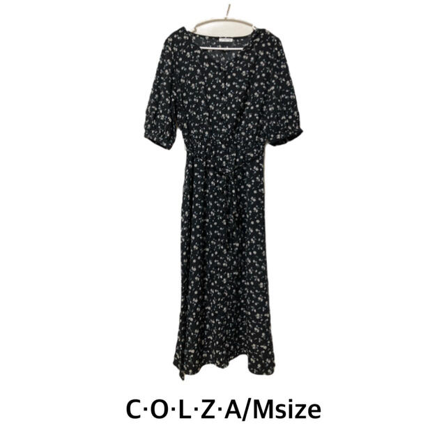 COLZA(コルザ)のCOLZA 花柄ワンピース/Msize レディースのワンピース(ロングワンピース/マキシワンピース)の商品写真