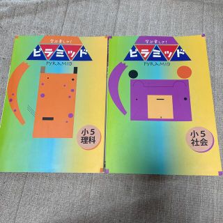 ピラミッド　理科　社会　小5 公立中高一貫校　試験対策(語学/参考書)