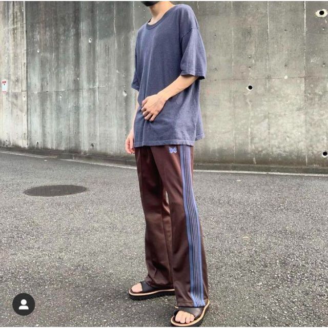 20AW Needles ストレート トラックパンツ xs ブラウン 美品